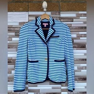 Lilly Pulitzer Malibu Flutter Blue Striped
Blazer XS